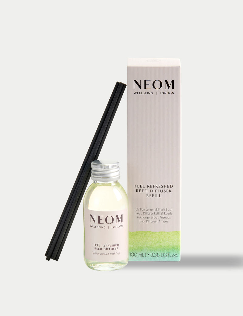 NEOM Feel Refreshed reed diffuser refill 100ml - British product