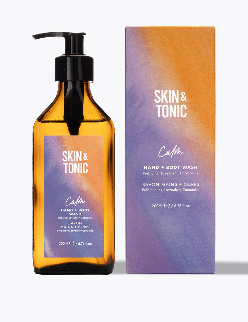Skin & Tonic Calm Hand and Body Wash 200ml - British product