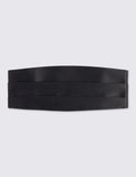 Moss pleated cummerbund formal accessory - British product
