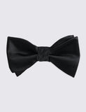 Moss pure silk bow tie, imported from the UK
