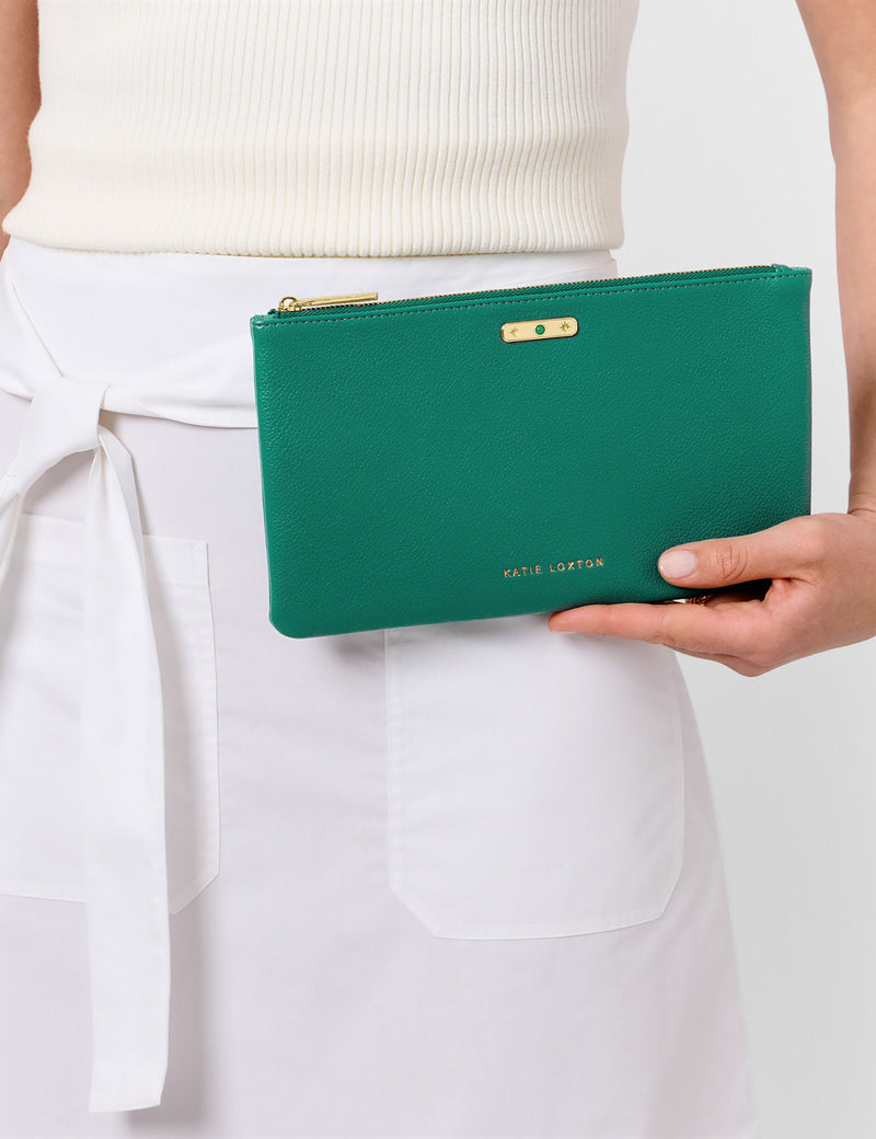 Katie Loxton faux leather pouch May birthstone (British brand)