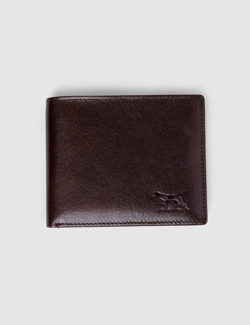 Rodd & Gunn Wakefield bi-fold leather wallet, imported from the UK
