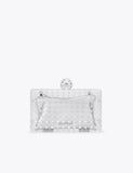 Carvela diamante chain strap clutch bag clear perspex (British brand)
