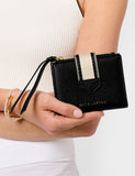 Katie Loxton faux leather purse with gold initials - British product