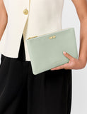 Katie Loxton faux leather August birthstone pouch purse, imported from the UK