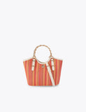 Carvela mini woven raffia tote bag (British brand)