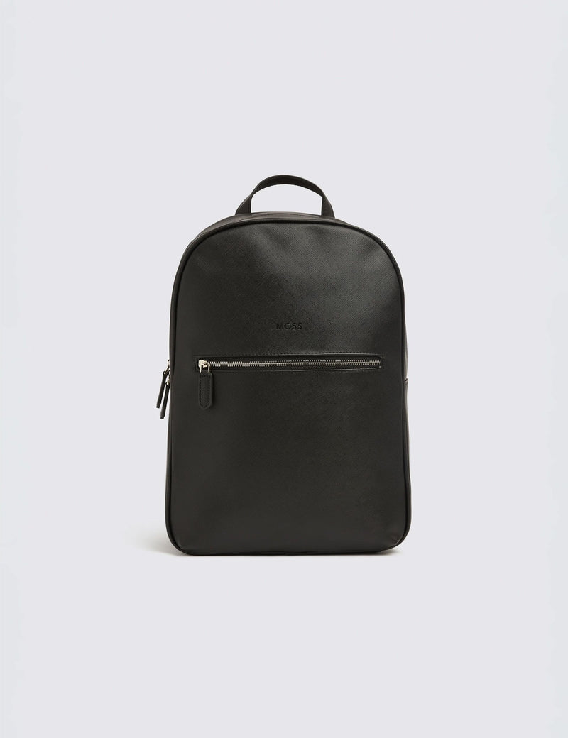 Moss Saffiano backpack in faux leather, UK version