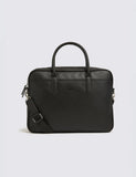 Moss Saffiano briefcase faux leather 86x253mm, imported from the UK