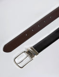 Moss reversible belt black and brown, imported from the UK
