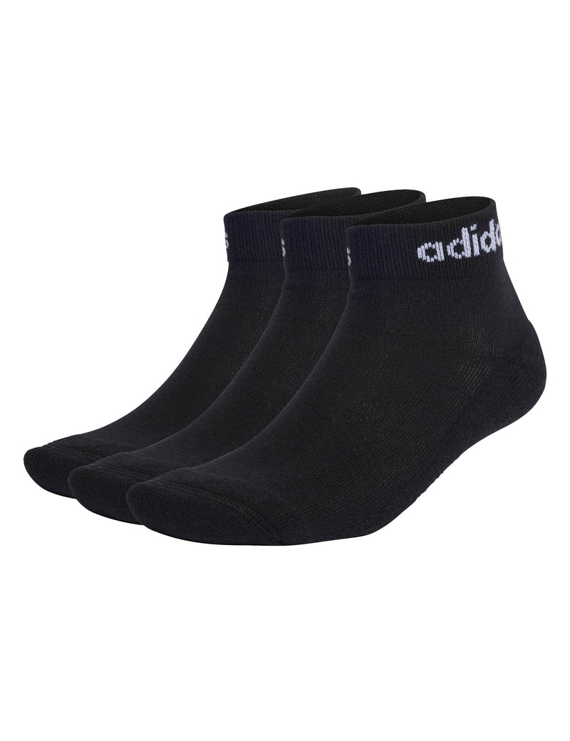 adidas ankle socks 3 pack cotton-rich logo - British brand