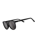 Goodr round sunglasses with polarised black lenses, UK version