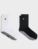 Sweaty Betty cotton-rich crew gripper socks 2 pack - British product
