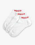 جوارب رياضية قطنية غنية بالشعار من HUGO، عبوة من 3 قطع (علامة تجارية بريطانية)