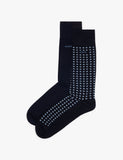 BOSS cotton-rich socks 2 pack assorted patterns, imported from the UK