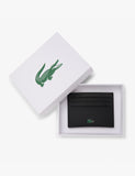 Lacoste faux leather cardholder with multiple card slots (British brand)
