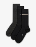 BOSS 3-pack cotton rich socks gift box - British product