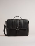 Ted Baker buckle messenger bag with checked pattern, UK version
