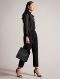 Ted Baker Crinion patent small tote bag (British brand)