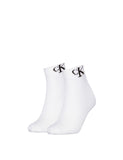 Calvin Klein cotton rich monogram trainer socks 2-pack, UK version