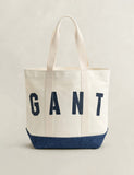 GANT pure cotton canvas logo tote bag, imported from the UK