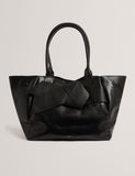 Ted Baker faux leather knot bow tote bag (British brand)