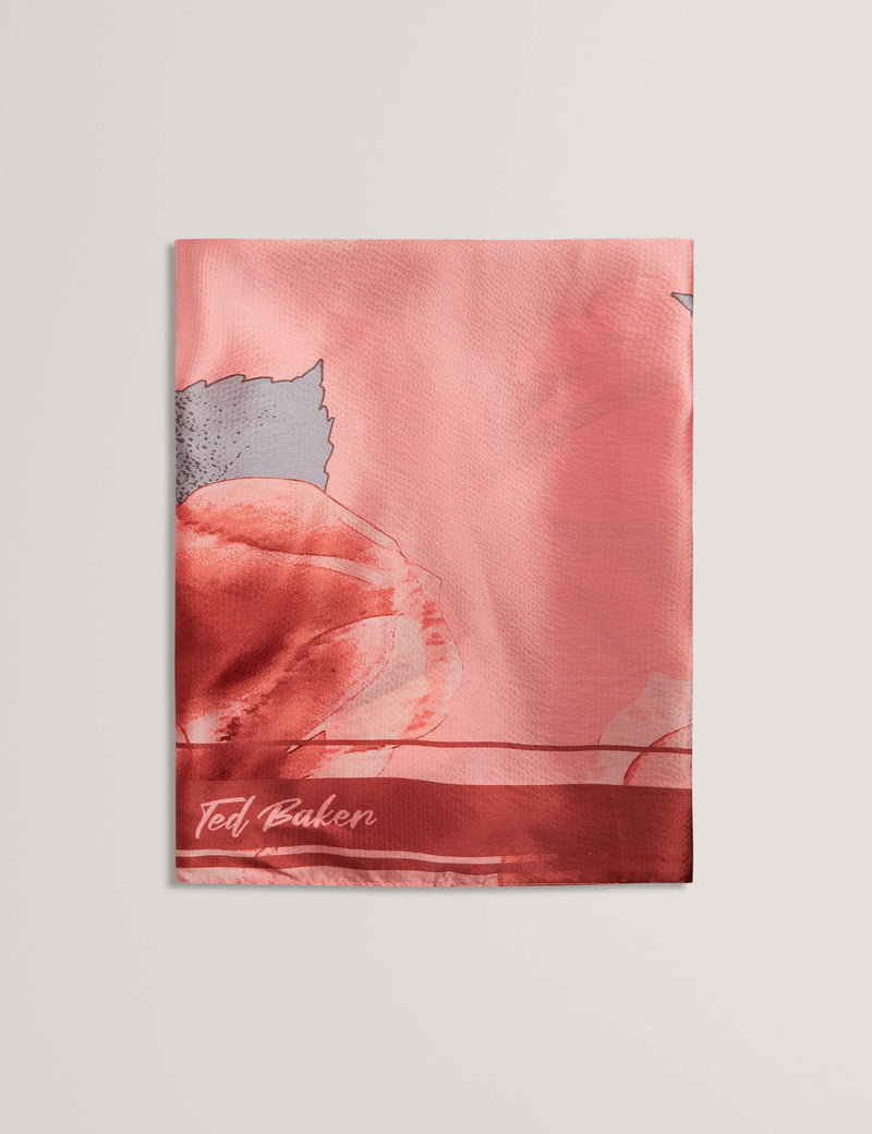 Ted Baker printed silk scarf cover up cape, imported from the UK
