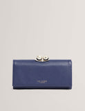 Ted Baker large leather purse with rose clasp - British product