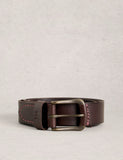 White Stuff leather belt with square buckle, imported from the UK