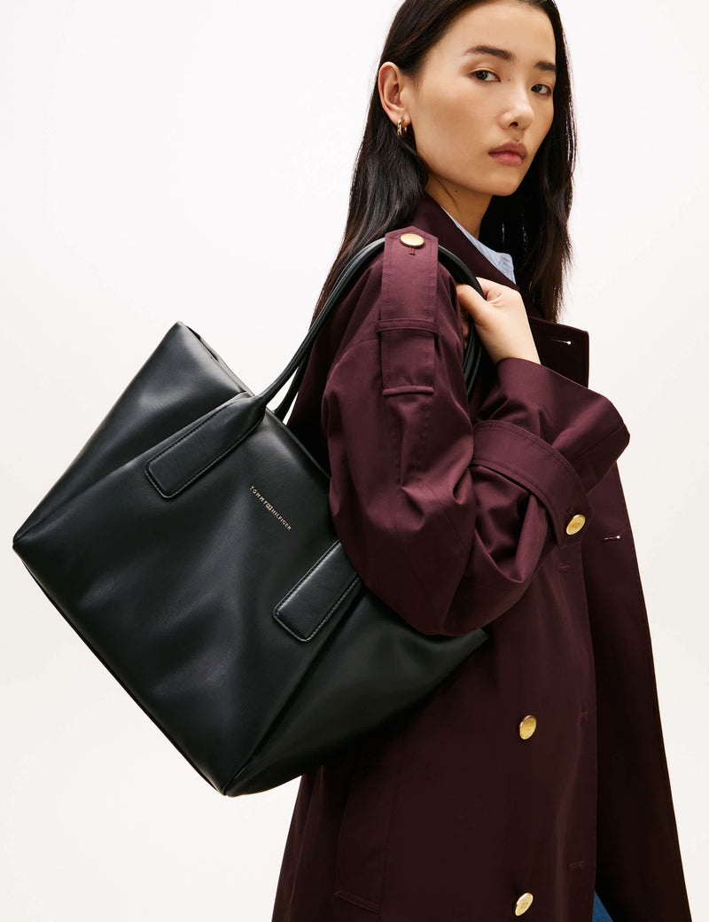 Tommy Hilfiger essential faux leather tote bag (British brand)