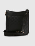 River Island faux leather embossed messenger bag, imported from the UK