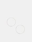 Accessorize sterling silver hoop earrings 40mm, UK version