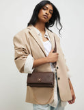 River Island embossed cross body bag chain strap, UK version