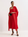 Phase Eight oversized scarf with subtle sheen (British brand)