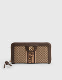 River Island monogram zip around purse (British brand)
