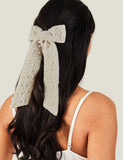 Accessorize embellished pearl bow hair clip, imported from the UK
