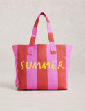 White Stuff pure cotton striped tote bag - British product