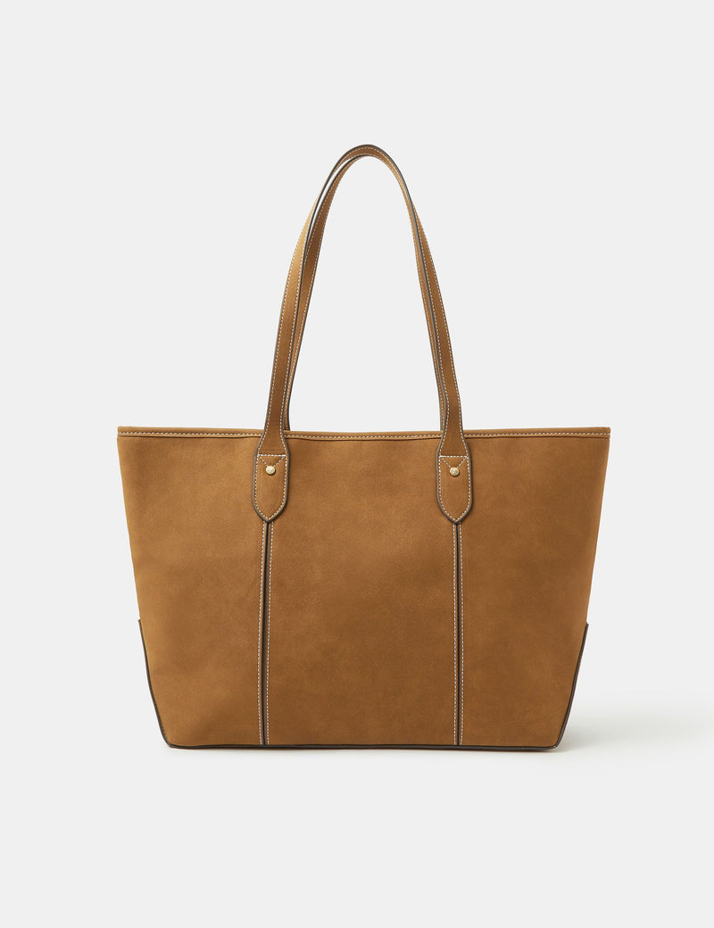 Accessorize tote bag soft suedette, imported from the UK