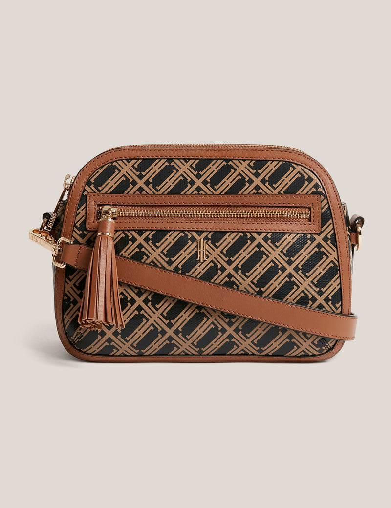 Hobbs leather cross body bag compact, imported from the UK