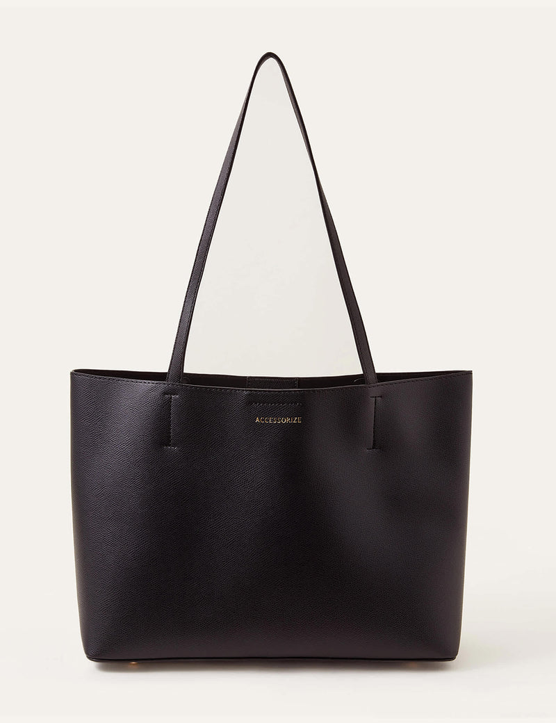 Accessorize structured tote bag PVC, imported from the UK