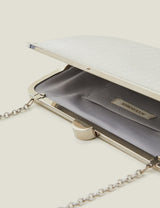 M&S Accessorize Metallic Chain Strap Clutch Bag- Buy online at McGrocer