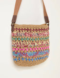 FatFace raffia cross body bag 30cm height, UK version
