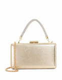 Dune London chain strap top handle clutch bag - British product