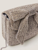 Monsoon Clutch mit Schleife und Kettenträger
