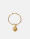 Z by Accessorize 14 carat gold plated charm bracelet - British product