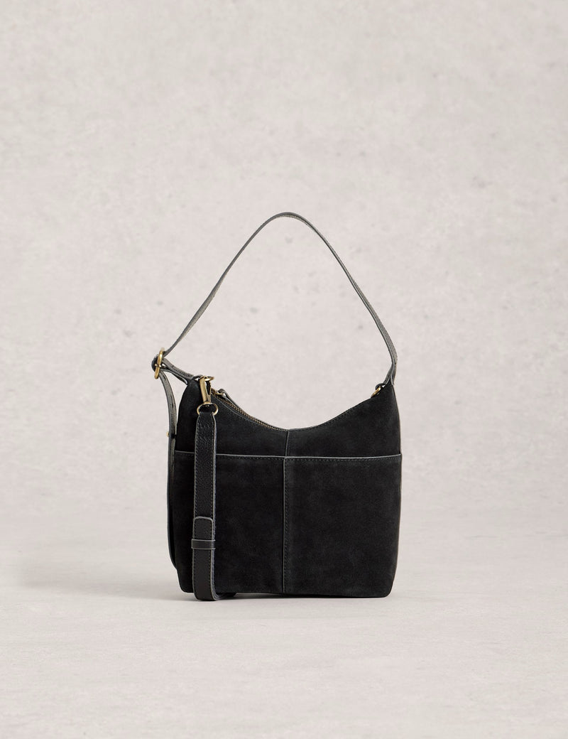 Sac bandoulière en cuir White Stuff, importé du Royaume-Uni