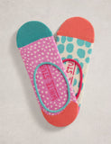 White Stuff spot design footsies pack of 2 - British product