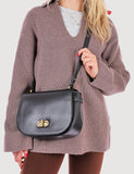 Jones Bootmaker Leather Croc Effect Cross Body Shoulder Bag