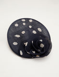 Phase Eight polka dot fascinator, imported from the UK