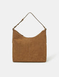 Accessorize suede shoulder bag with buckle strap (British brand)
