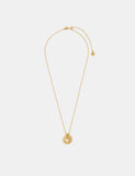 Accessorize gold plated coin pendant necklace with adjustable chain (British brand)
